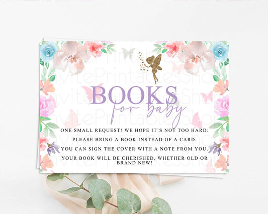 Editable Fairy Books For Baby Card Fairy Book Insert Enchanted Garden Fairy
