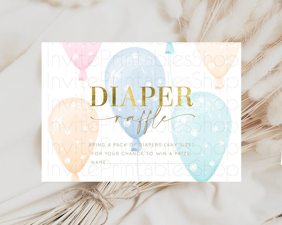 Diaper Raffle Diaper Request Diaper Insert Card Baby Shower Diaper Raffle Diaper Raffle Game Nappy Request Nappy Insert Card