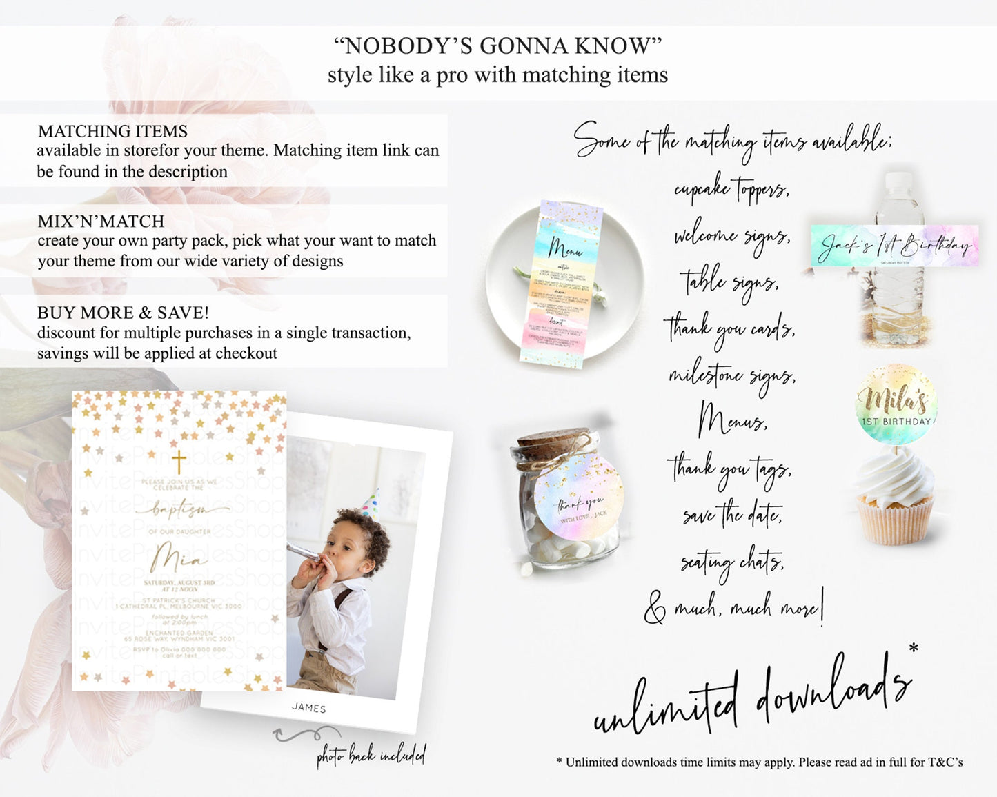 Star Baptism Invitation Pastel Stars Baptism 1st Birthday Invitation Rainbow Colors Confetti Twinkle Little Star Christening Invite D10342