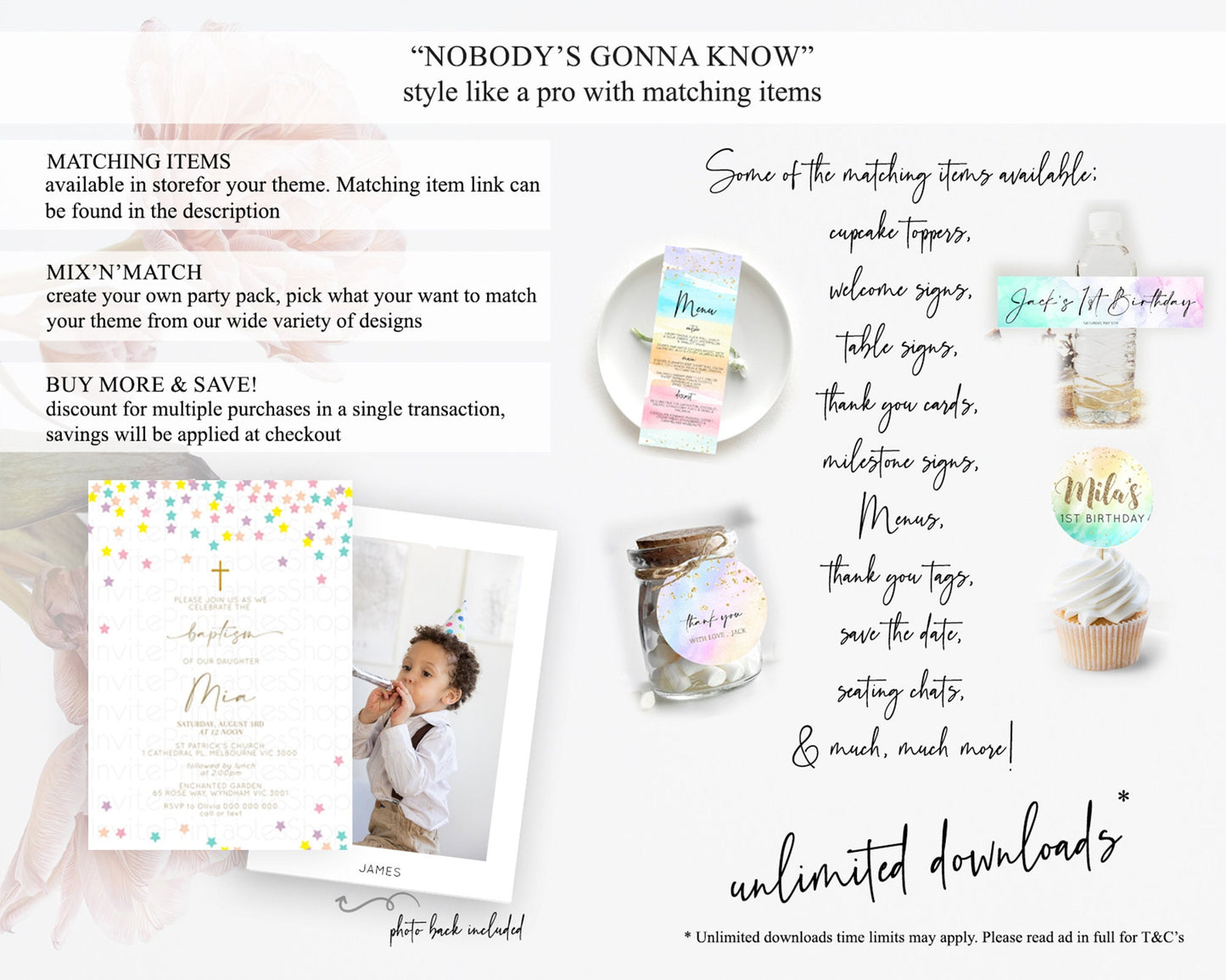 Star Baptism Invitation Pastel Stars Baptism 1st Birthday Invitation Rainbow Colors Confetti Twinkle Little Star Christening Invite D10601