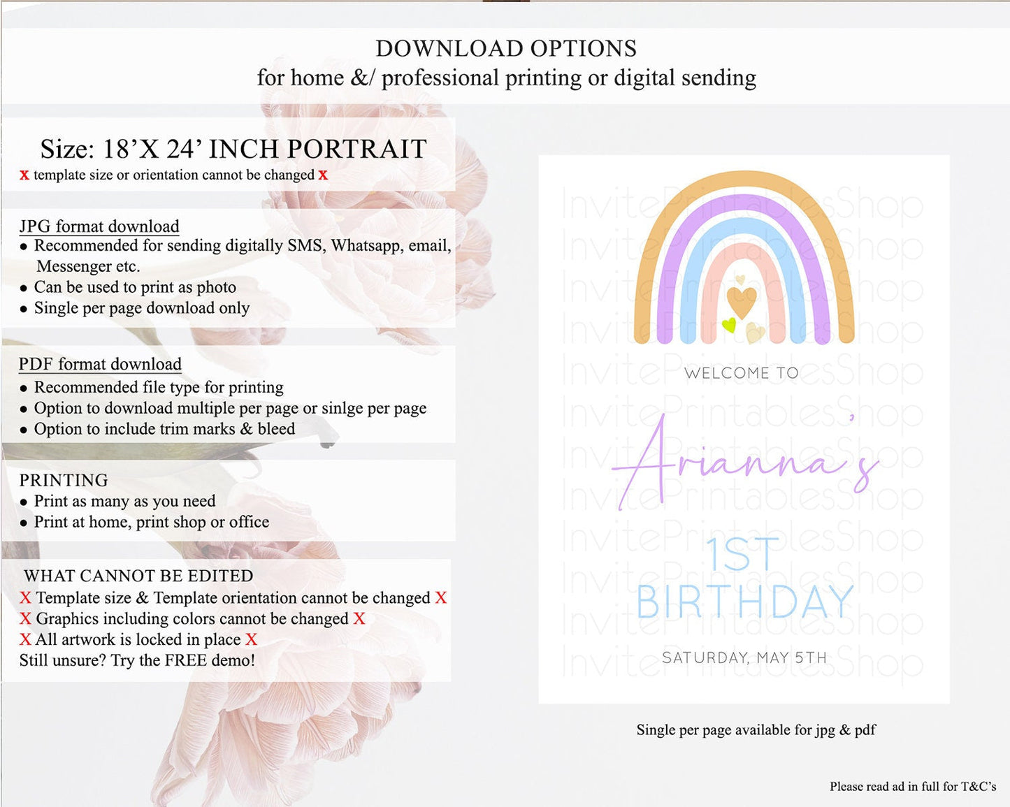 Pastel Rainbow Welcome Sign Boho Rainbow Welcome Board Rainbow Welcome Sign Pastel Welcome Decor Rainbow First Birthday Welcome Sign D10238