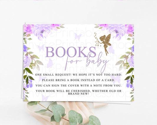 Editable Fairy Books For Baby Card Fairy Book Insert Enchanted Garden Fairy