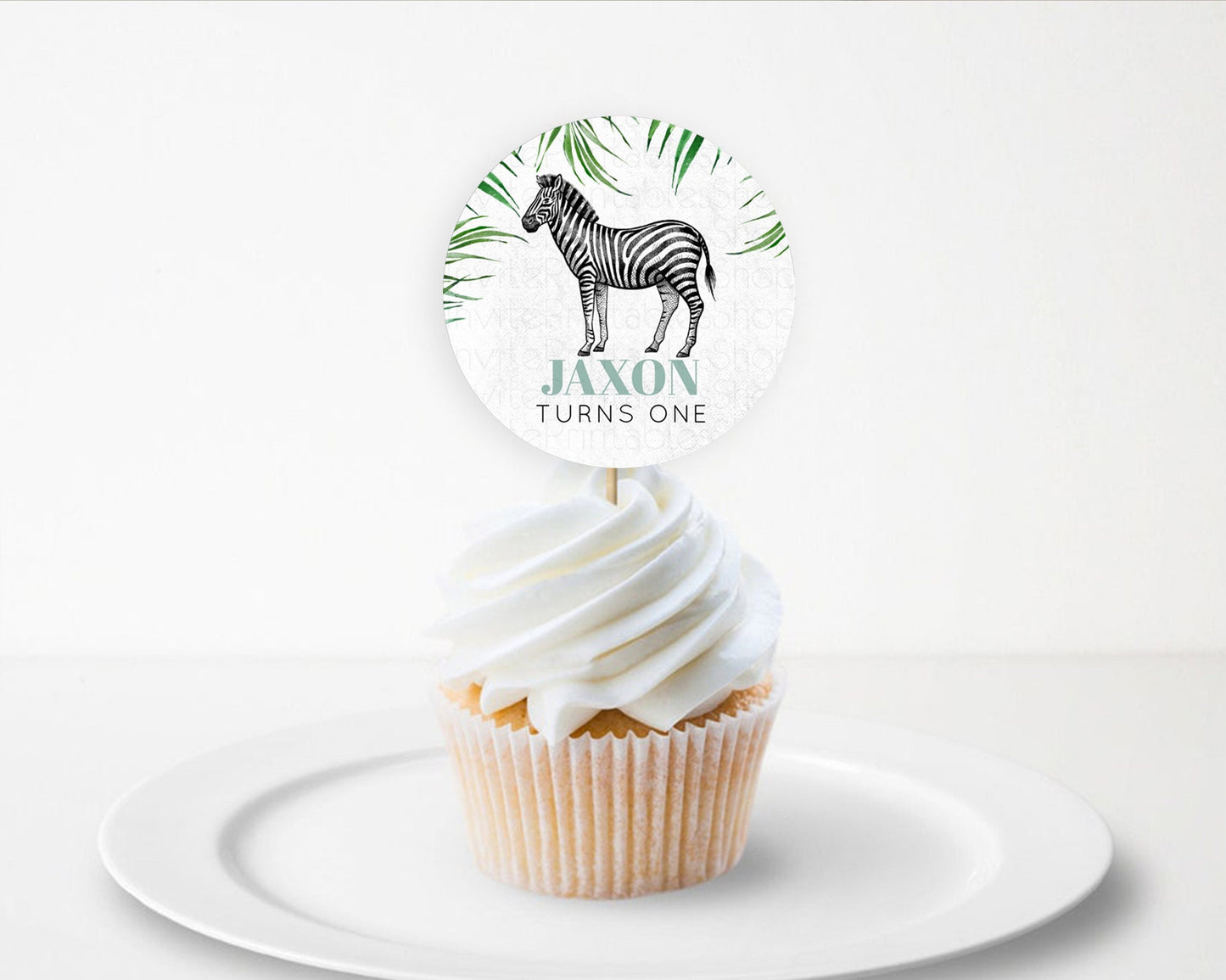 Editable Zebra Cupcake Toppers Zebra Cupcake Zebra Take A Cupcake Toppers Ze