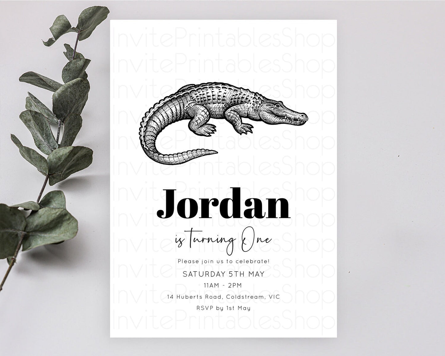 Crocodile Birthday Invitation Alligator Birthday Invitation Later Alligator Birthday Gator Swamp Birthday Invite Safari Crocodile D10286