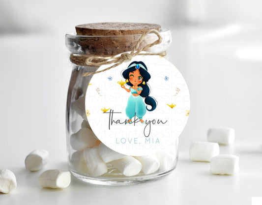 Editable Princess Thank You Tags Castle Thank You Gift Tags Secret Garden Fa