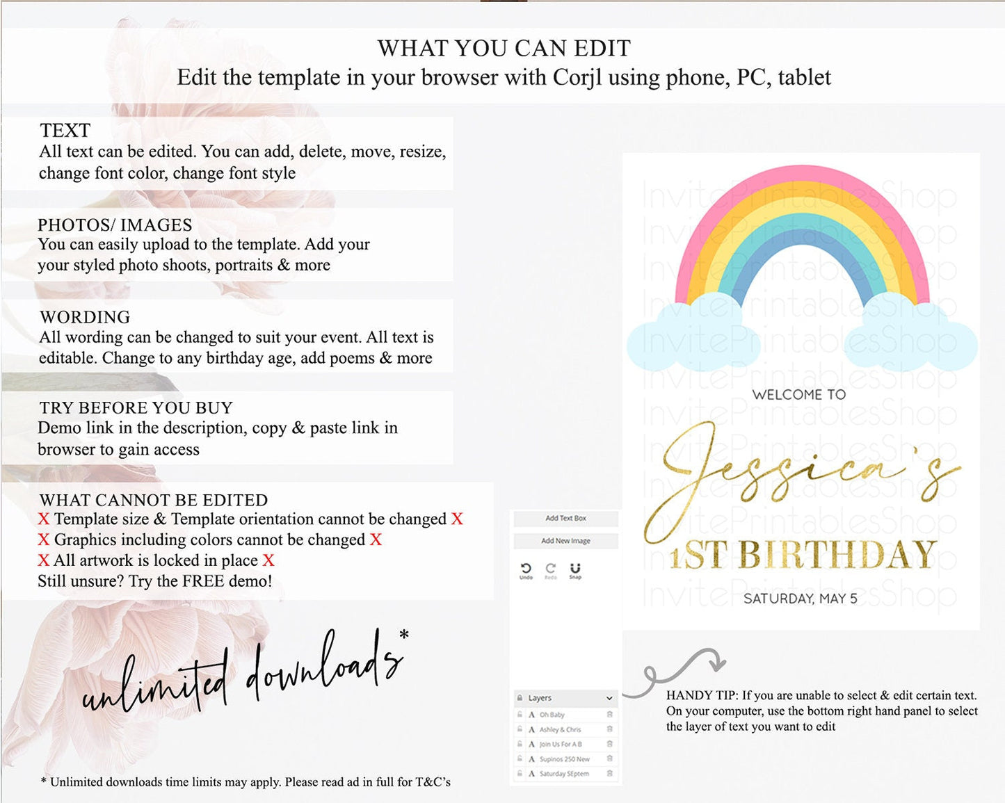 Pastel Rainbow Welcome Sign Boho Rainbow Welcome Board Rainbow Welcome Sign Pastel Welcome Decor Rainbow First Birthday Welcome Sign D10123