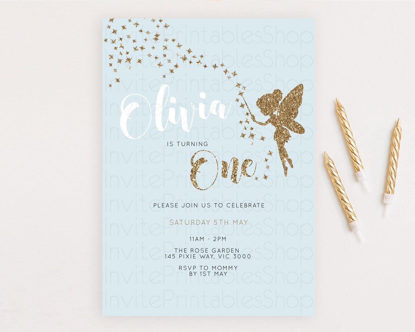 Fairy Birthday Invitation Fairy Invites Fairy Tea Party Fairy Garden Birthday Secret Garden Enchanted Garden Pastel Floral Butterfly D10907