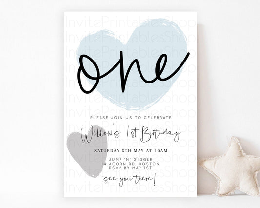 Editable Minimalist Birthday Invitation White Black Invitation Minimalist Pa