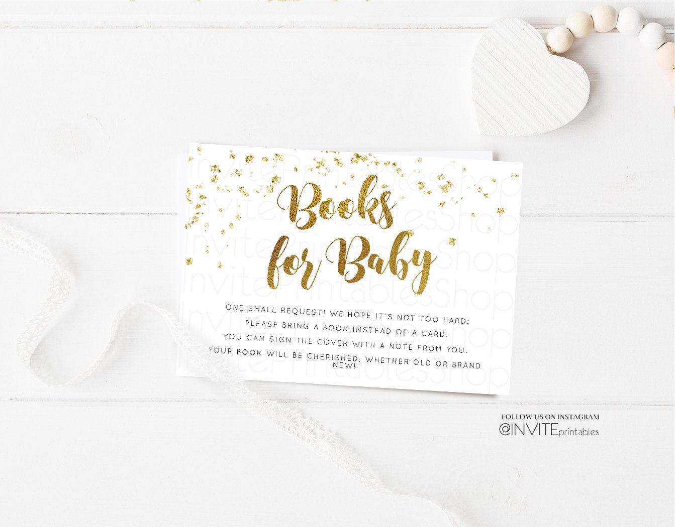 Editable Books for Baby Card Books For Baby Request Baby Shower Book Request