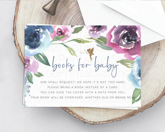 Editable Fairy Books For Baby Card Fairy Book Insert Enchanted Garden Fairy