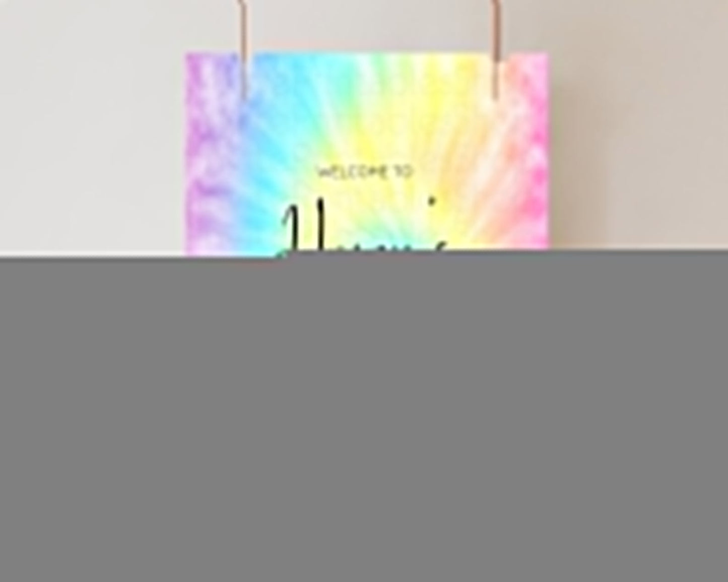 Tie Dye Baby Shower Welcome Board Rainbow Tie Dye Welcome Sign Pastel Welcome Poster Colorful Pastel Welcome Rainbow Tie Dye Sign D10578