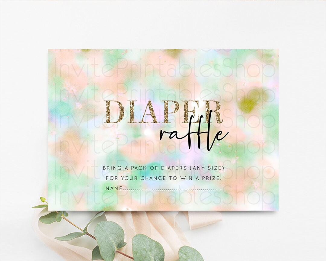 Diaper Raffle Diaper Request Diaper Insert Card Baby Shower Diaper Raffle Diaper Raffle Game Nappy Request Nappy Insert Card