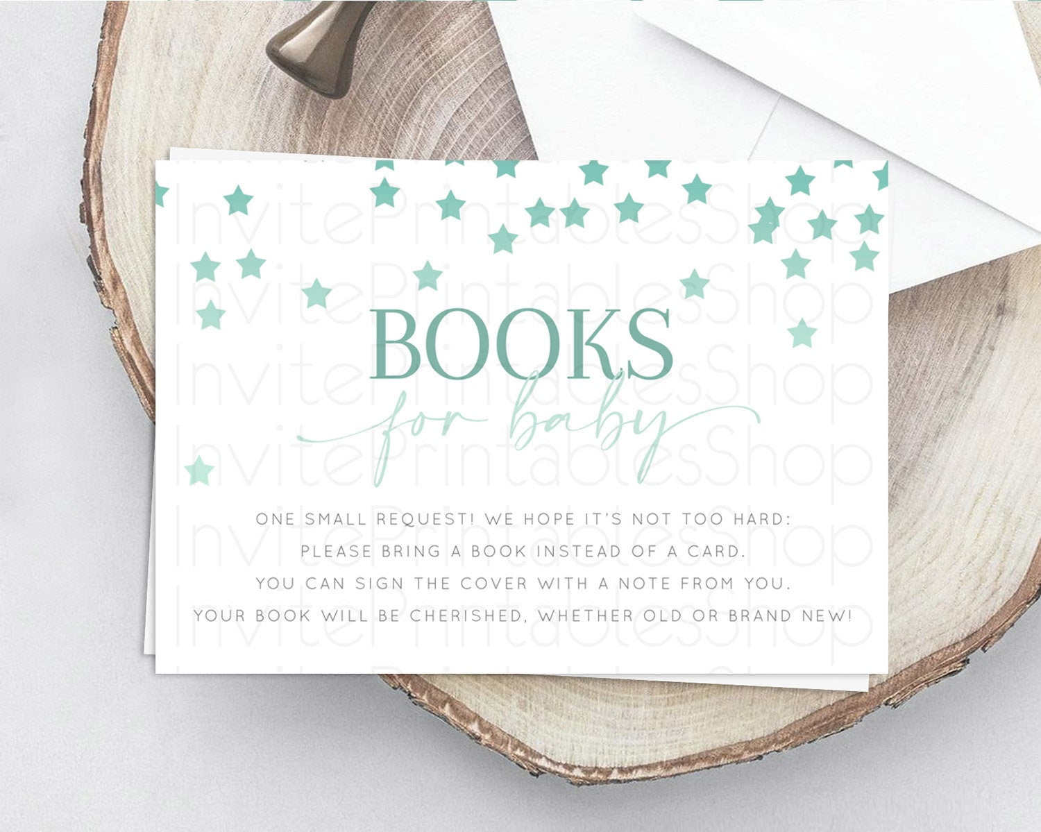 Editable Pastel Star Books For Baby Card Shooting Star Book Insert Twinkle L