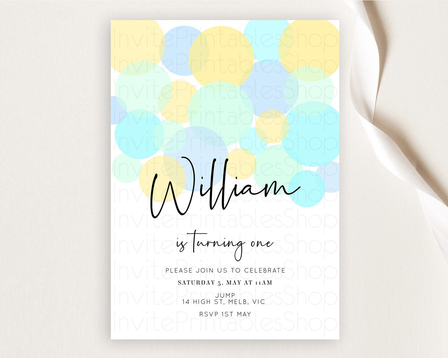 Pastel Birthday Invitation Pastel Confetti Birthday Invitation Bubbles Invitation Colorful Rainbow Confetti 2nd 1st First Birthday 100206