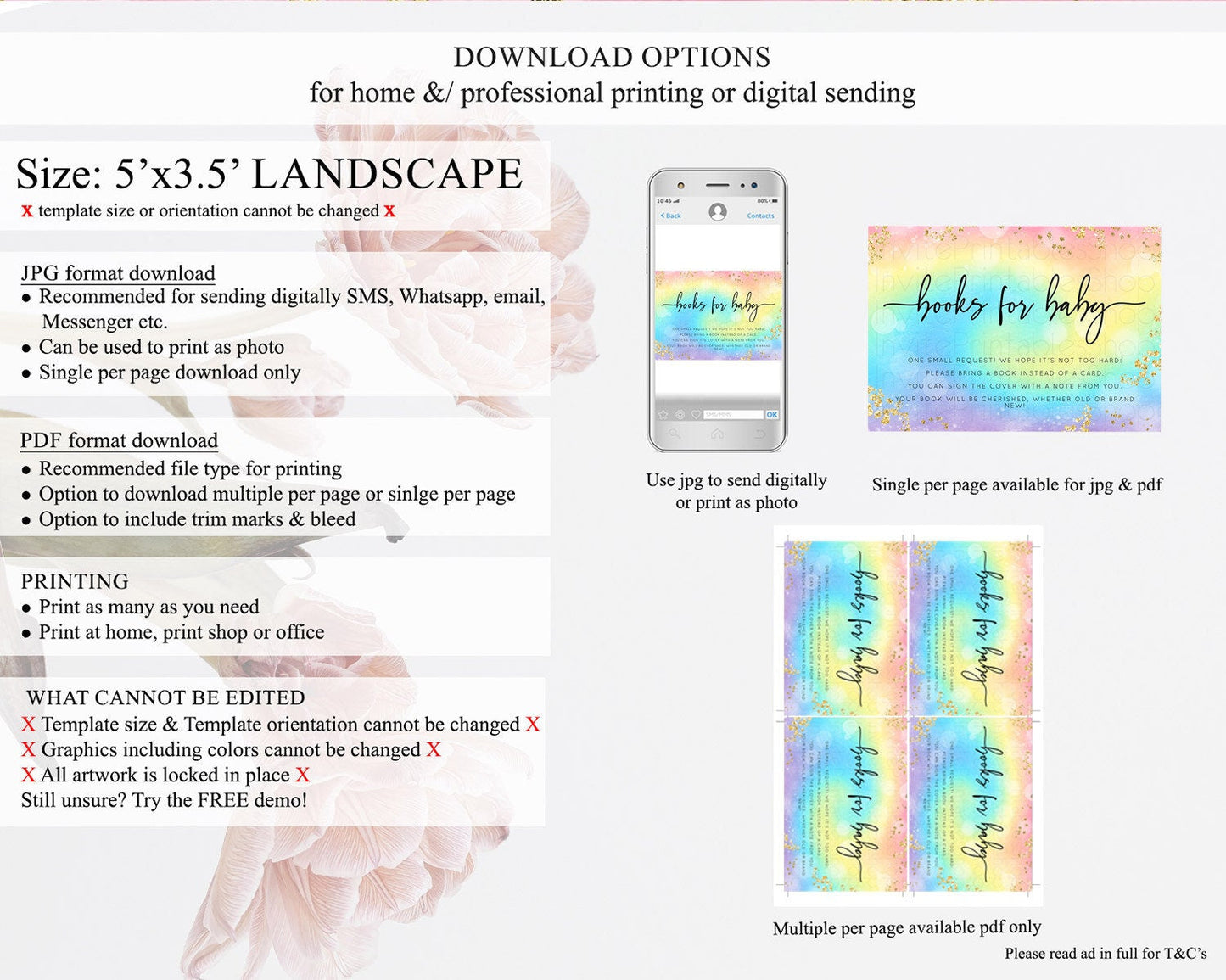 Tie Dye Books For Baby Card Rainbow Tie Dye Book Insert Pastel Rainbow Watercolor Book Card Tie Dye Colors Guests Book Poem Request D10568