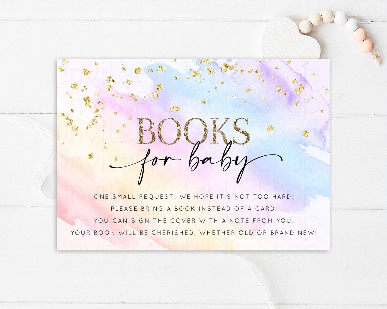 Editable Rainbow Books for Baby Insert Pastel Splash Book Card Pastel Baby S