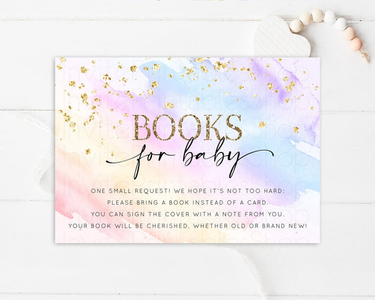 Editable Rainbow Books for Baby Insert Pastel Splash Book Card Pastel Baby S