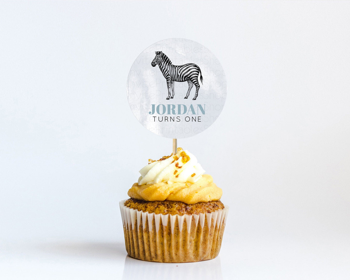 Zebra Cupcake Toppers Zebra Cupcake Zebra Take A Cupcake Toppers Zebra Safari Decor Zoo Party Zebra Palm Leaf Decor First Birthday D10814