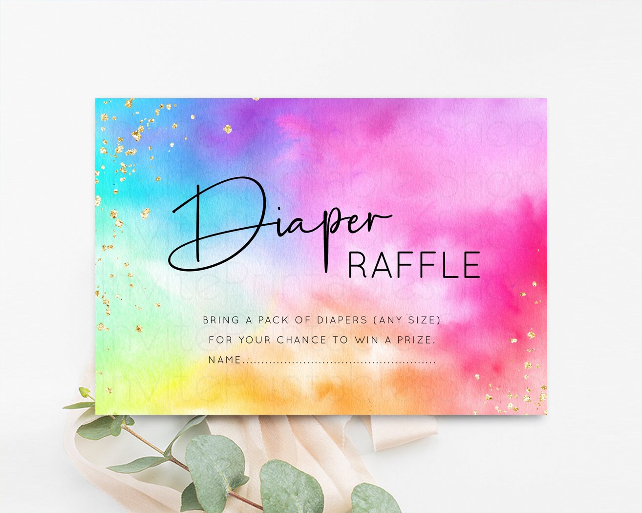 Rainbow Diaper Raffle Pastel Rainbow Diaper Request Colorful Splash Diaper Raffle Tickets Pastel Tie Dye Baby Shower Diaper Raffle 509