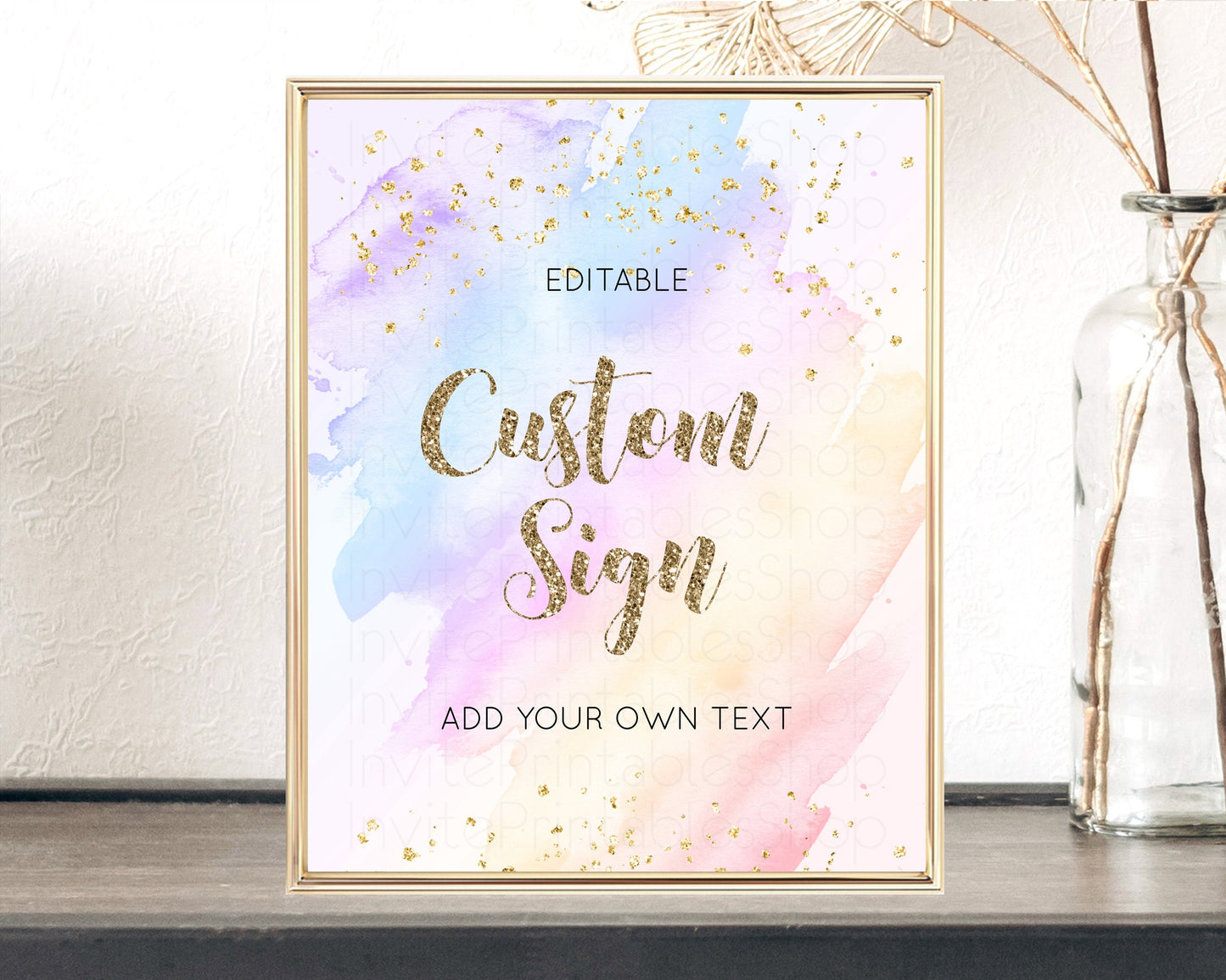 Sign Table Sign Table Signs Party Sign Birthday Sign Food Sign Custom Sign for Wedding Christening Birthday Baptism 8x10 g600