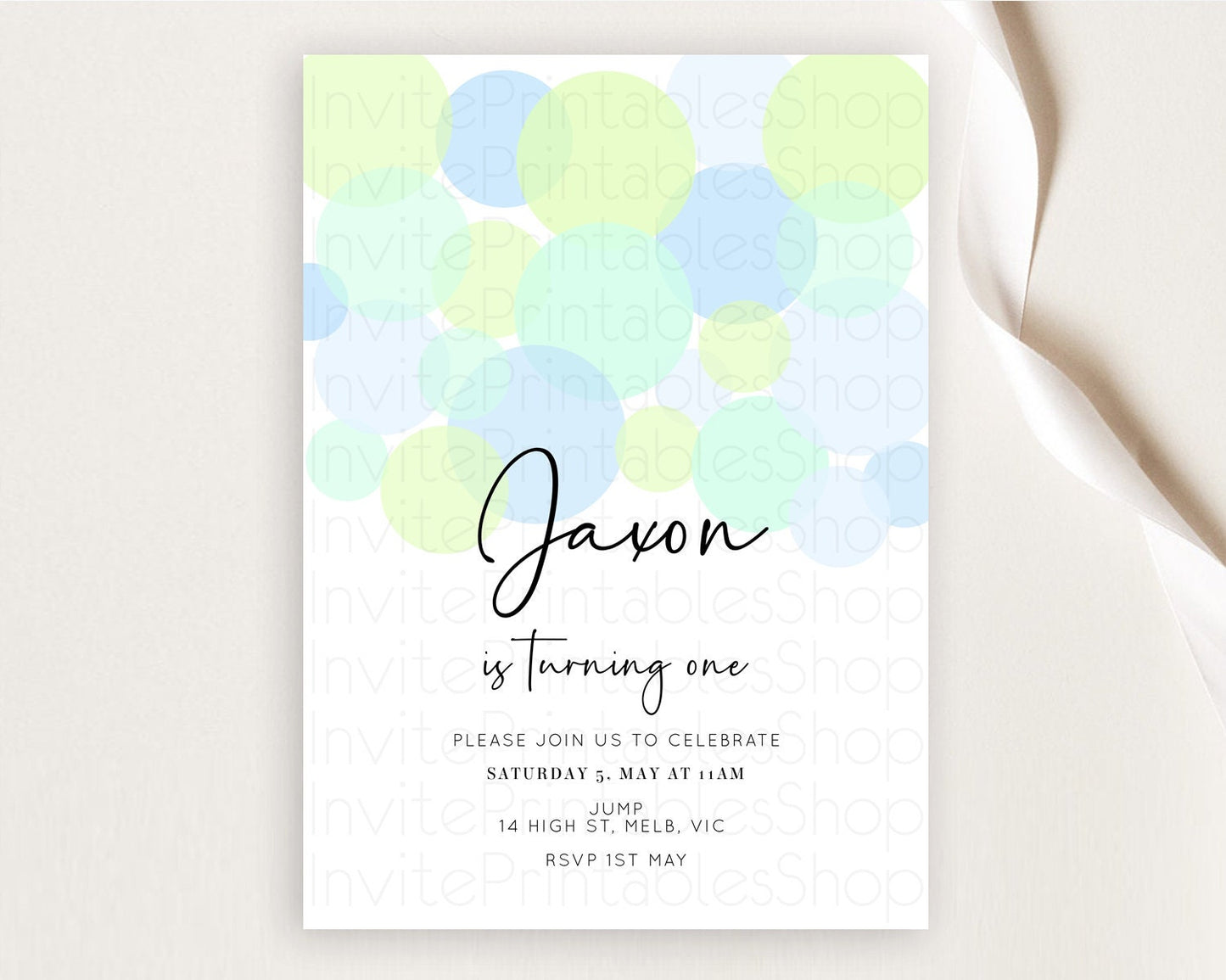 Pastel Birthday Invitation Pastel Confetti Birthday Invitation Bubbles Invitation Colorful Rainbow Confetti 2nd 1st First Birthday D10227