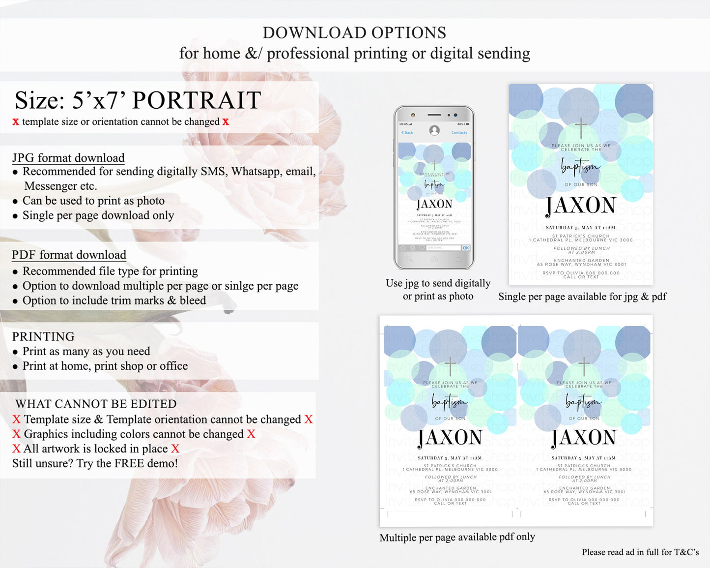 Pastel Baptism Invitation Blue Confetti Baptism 1st Birthday Invitation Confetti Bubbles Christening Invitation Holy Communion 100208