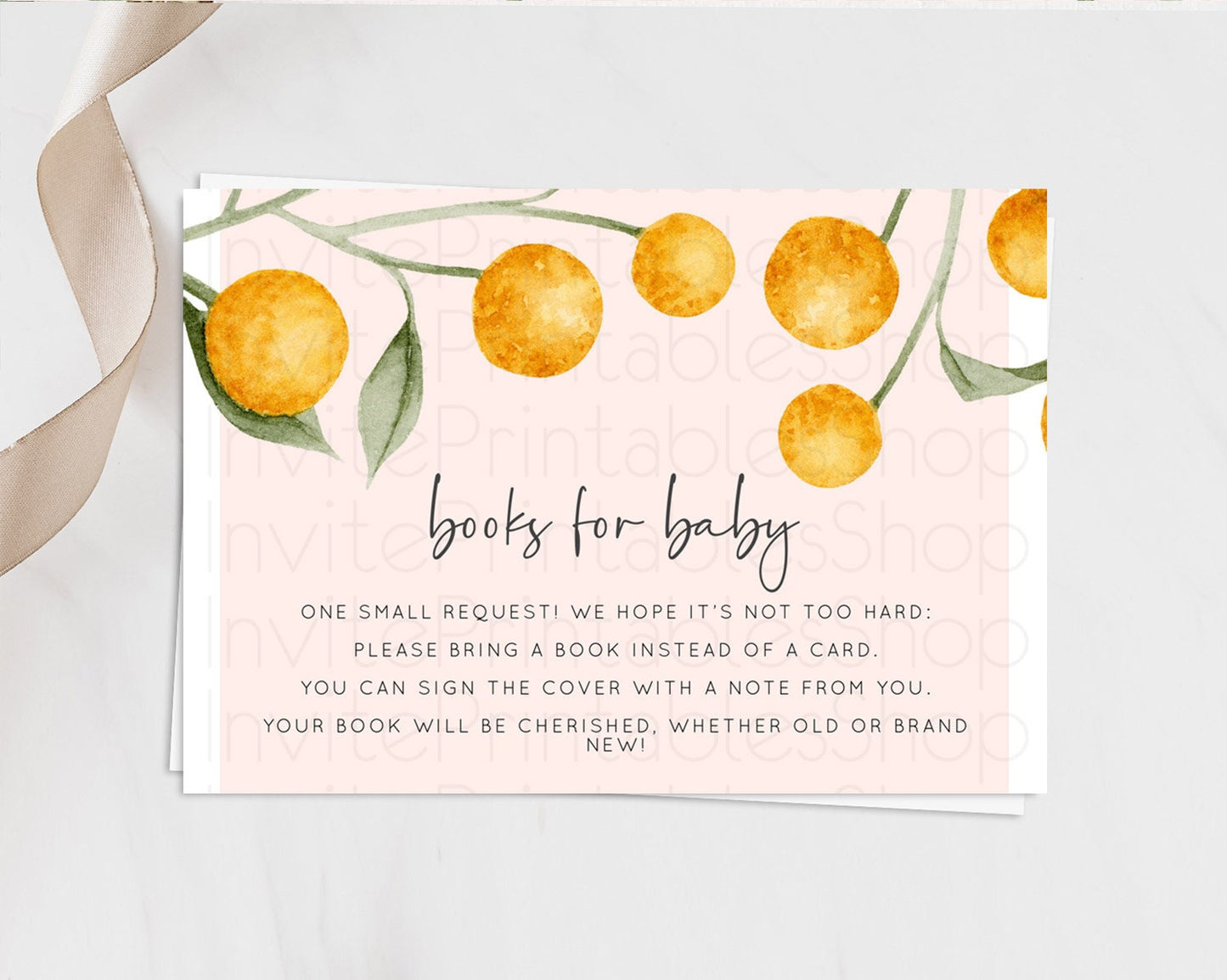 Secret Garden Books For Baby Card Boho Wildflower Book Insert Pastel Flower Garden Baby Shower Card Flower Guests Book Poem Request D11037