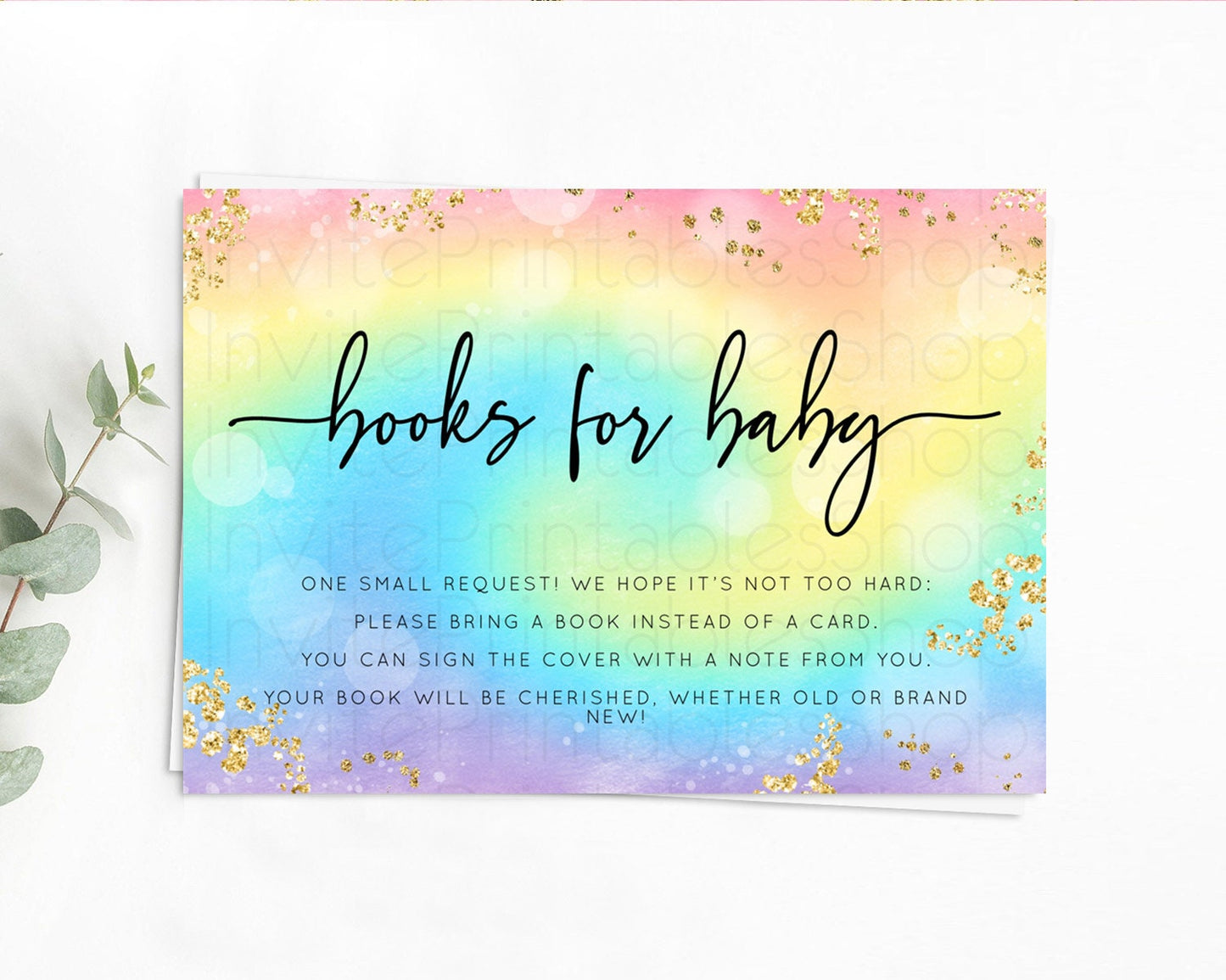 Tie Dye Books For Baby Card Rainbow Tie Dye Book Insert Pastel Rainbow Watercolor Book Card Tie Dye Colors Guests Book Poem Request D10568