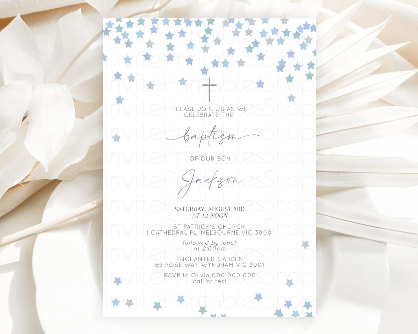 Star Baptism Invitation Pastel Stars Baptism 1st Birthday Invitation Rainbow Colors Confetti Twinkle Little Star Christening Invite D10341