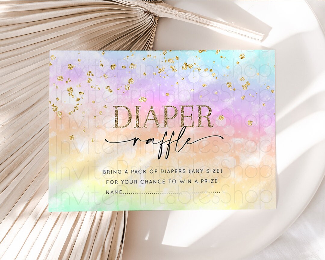 Diaper Raffle Diaper Request Diaper Insert Card Baby Shower Diaper Raffle Diaper Raffle Game Nappy Request Nappy Insert Card