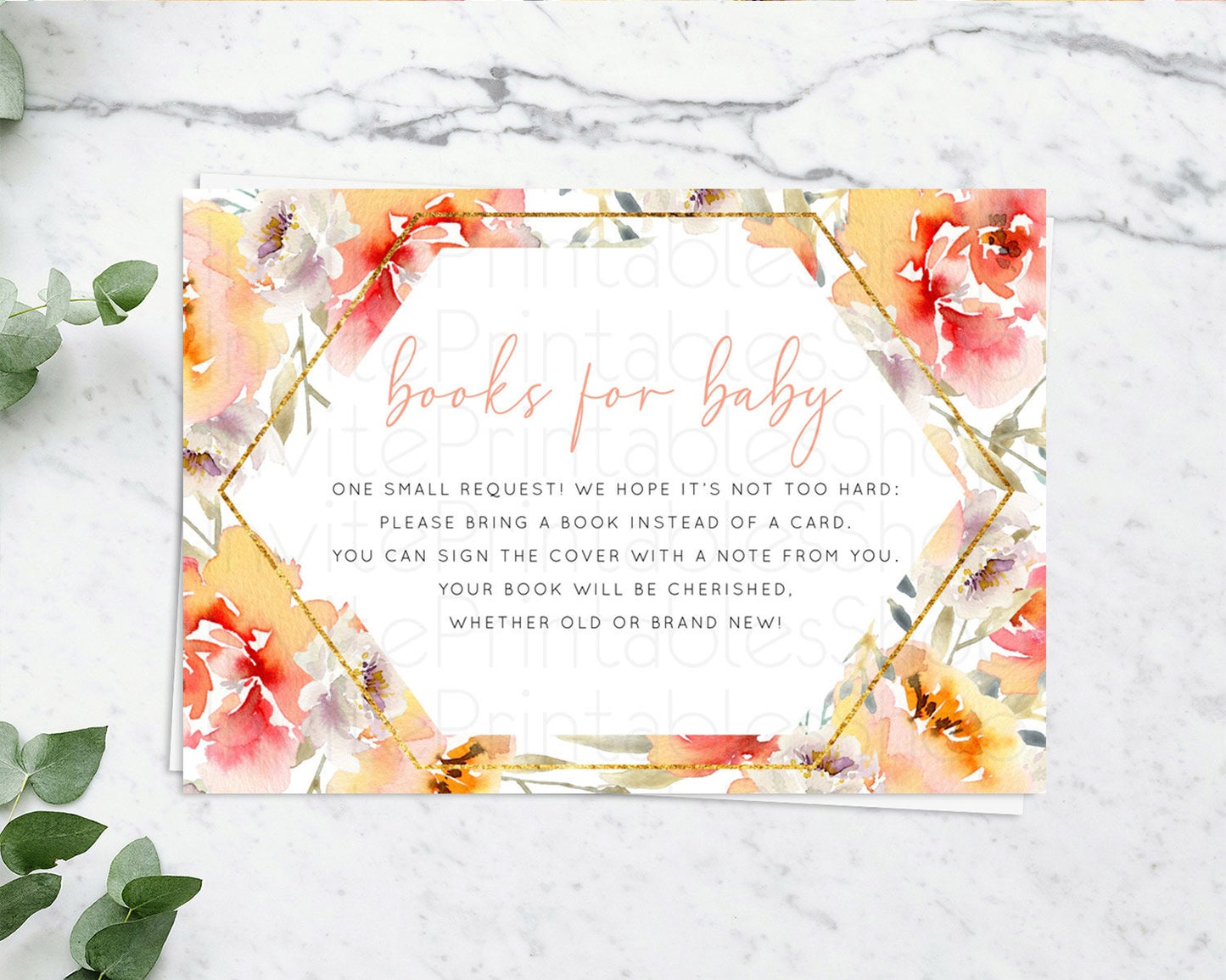 Secret Garden Books For Baby Card Boho Wildflower Book Insert Pastel Flower Garden Baby Shower Card Flower Guests Book Poem Request D10791