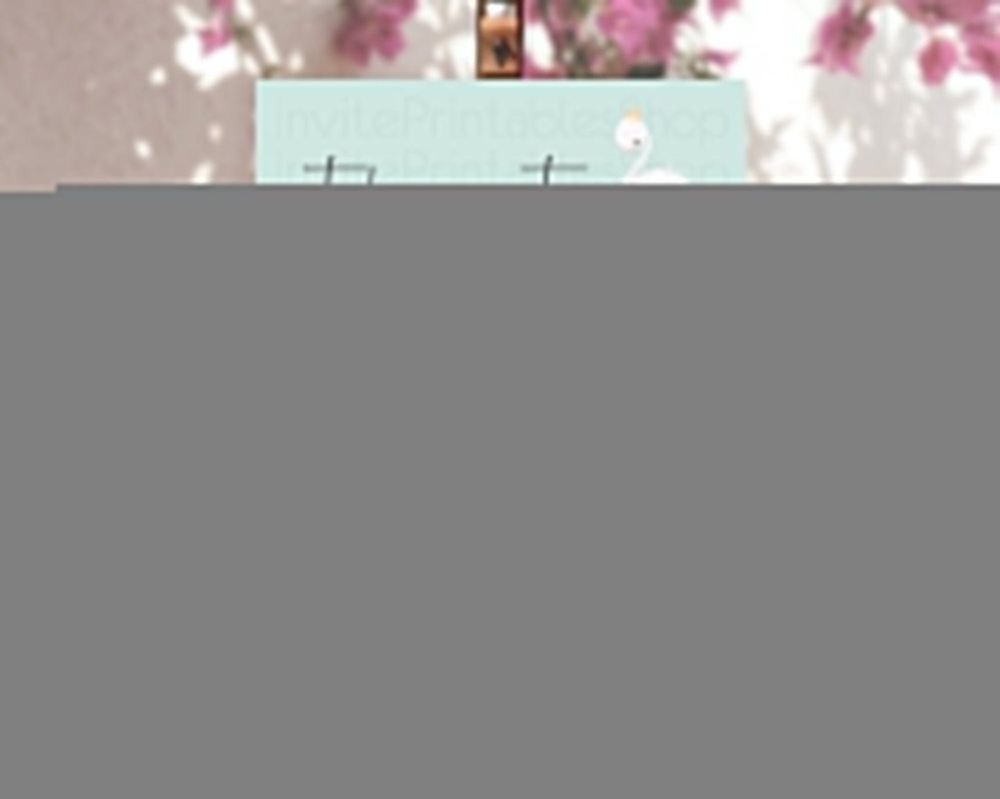 Swan Seating Chart Swan Princess Ballet Seating Sign Watercolour Pastel Floral Enchanted Forest Swan Lake Party Decor Secret Garden D10905
