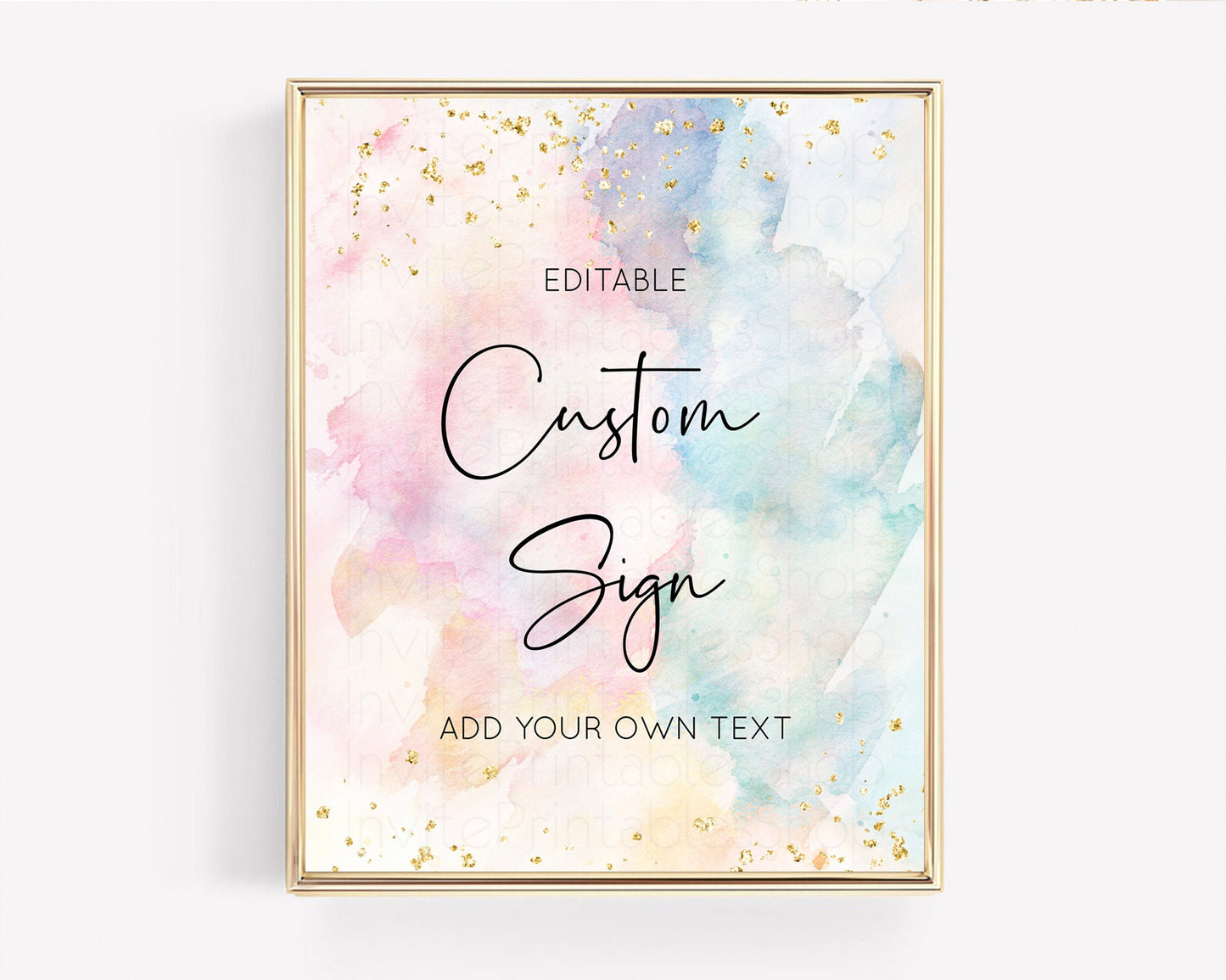 Sign Table Sign Table Signs Party Sign Birthday Sign Food Sign Custom Sign for Wedding Christening Birthday Baptism 8x10 276