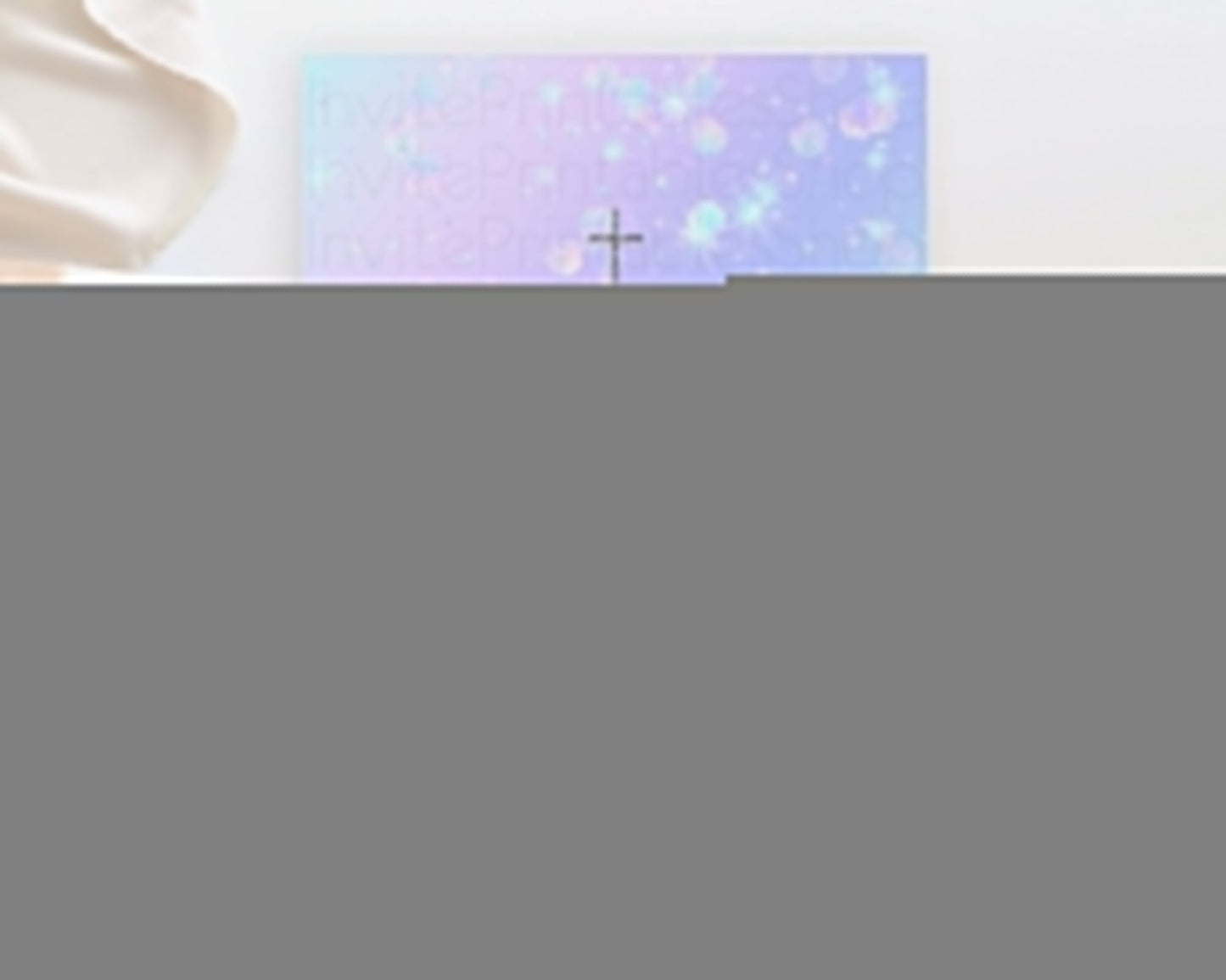 Rainbow Baptism Invitation Colorful Pastel Watercolor Baptism 1st Birthday Invitation Iridescent Glitter Sprinkles Ombre Christening D10663