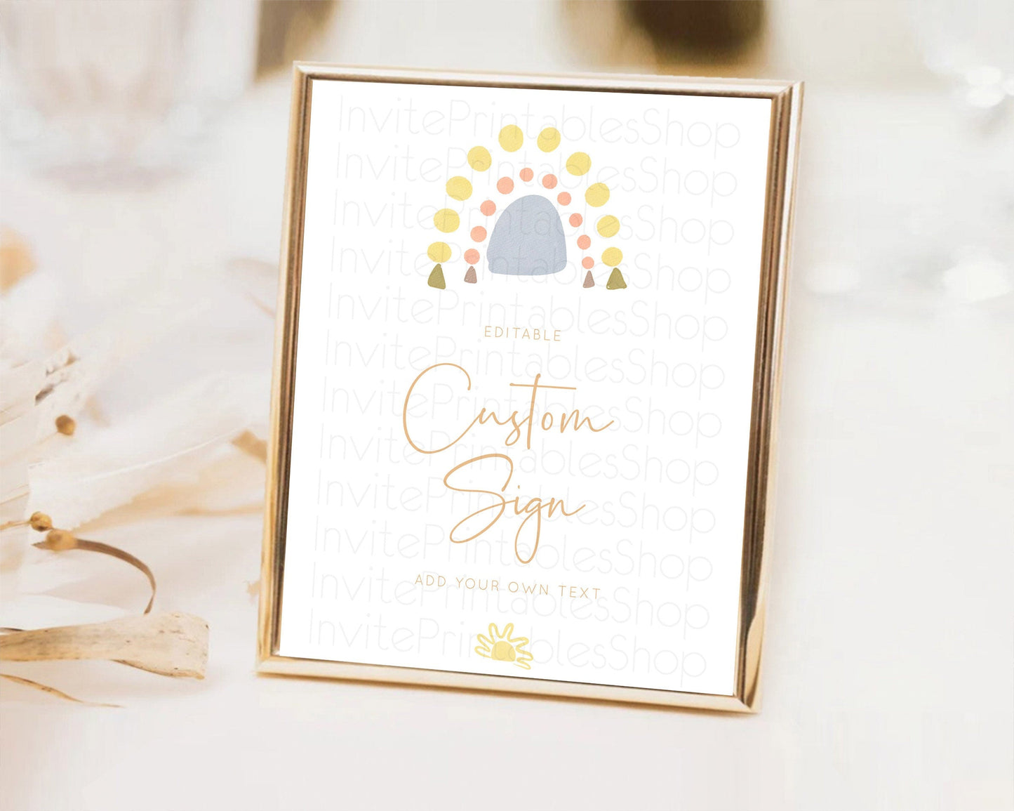 Pastel Rainbow Sign Rainbow Table Sign Decor Boho Colorful Rainbow Party Rainbow Baby Theme 1st Birthday Baptism Baby Shower Wedding D10688