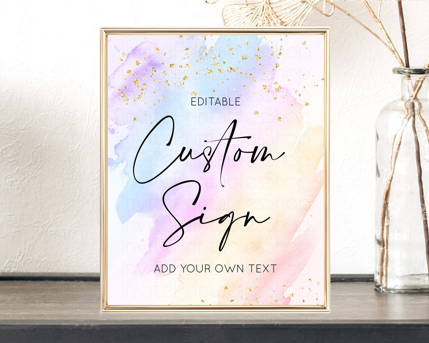 Sign Table Sign Table Signs Party Sign Birthday Sign Food Sign Custom Sign for Wedding Christening Birthday Baptism 8x10 t600