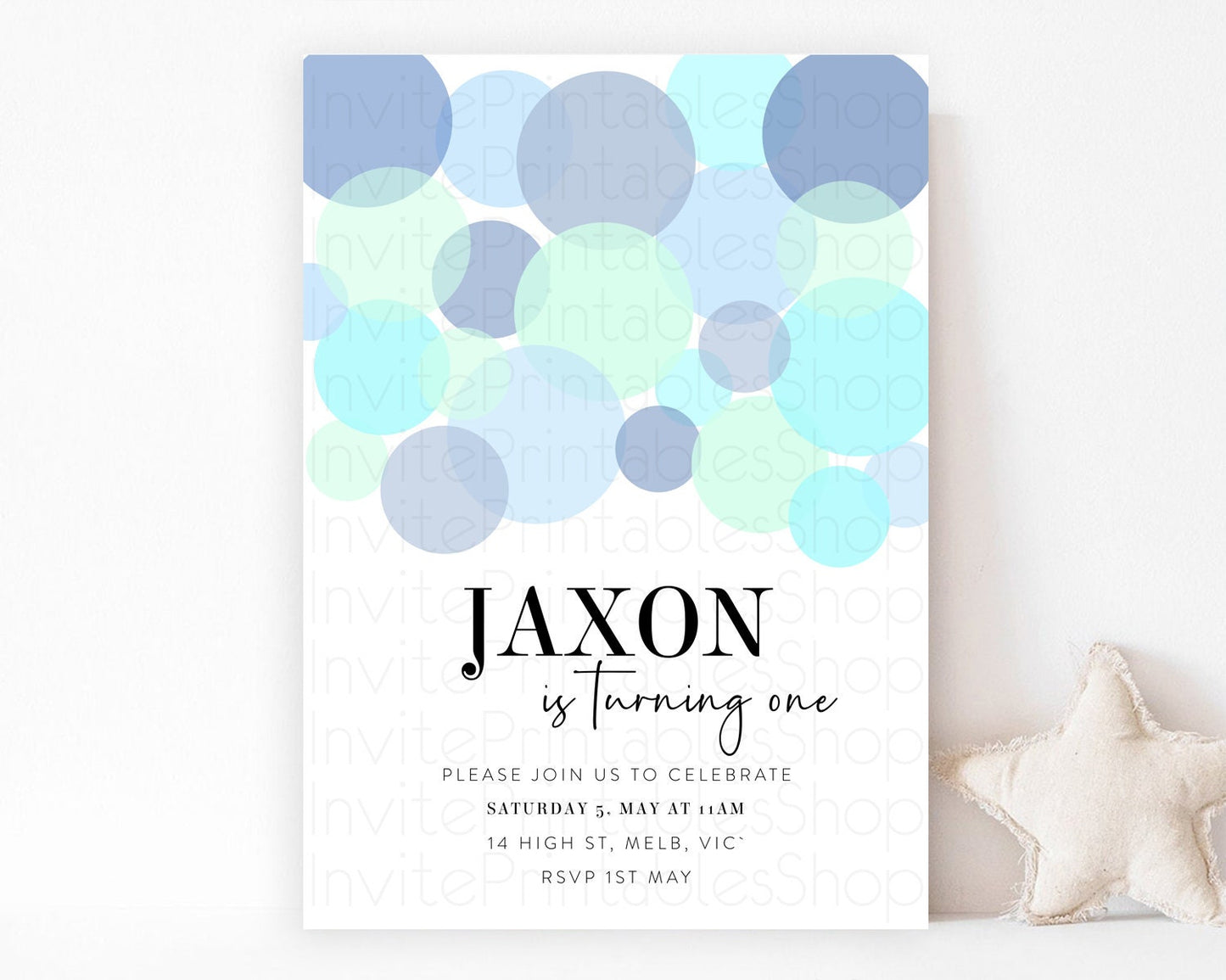 Pastel Birthday Invitation Blue Confetti Birthday Invitation Confetti Birthday Invitation Bubbles Invitation 2nd 1st First Birthday 100208