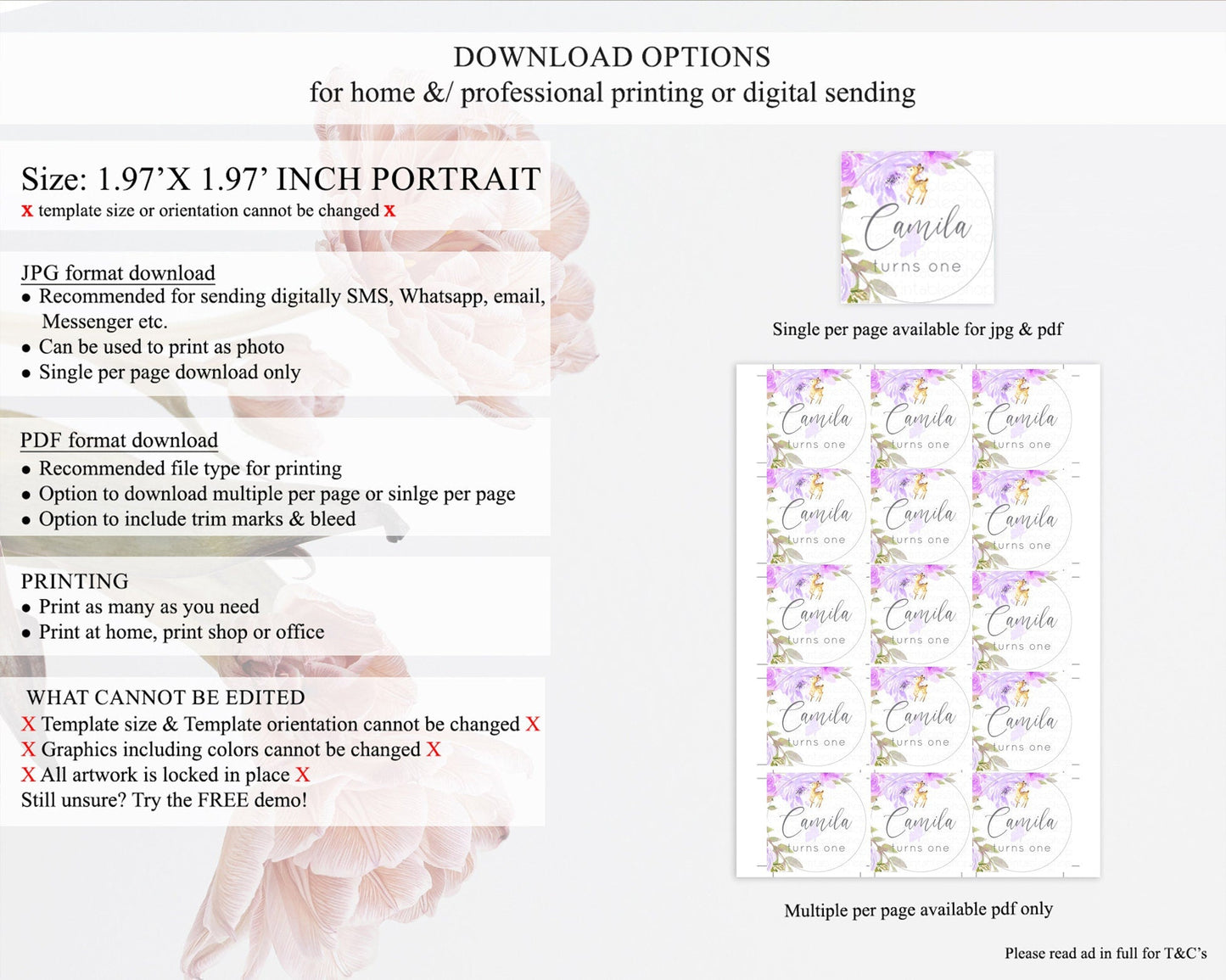 Fawn Cupcake Toppers Deer Cupcake Toppers Enchanted Forest Party Butterfly Pastel Flowers Woofland Cupcake Toppers First Birthday D10916