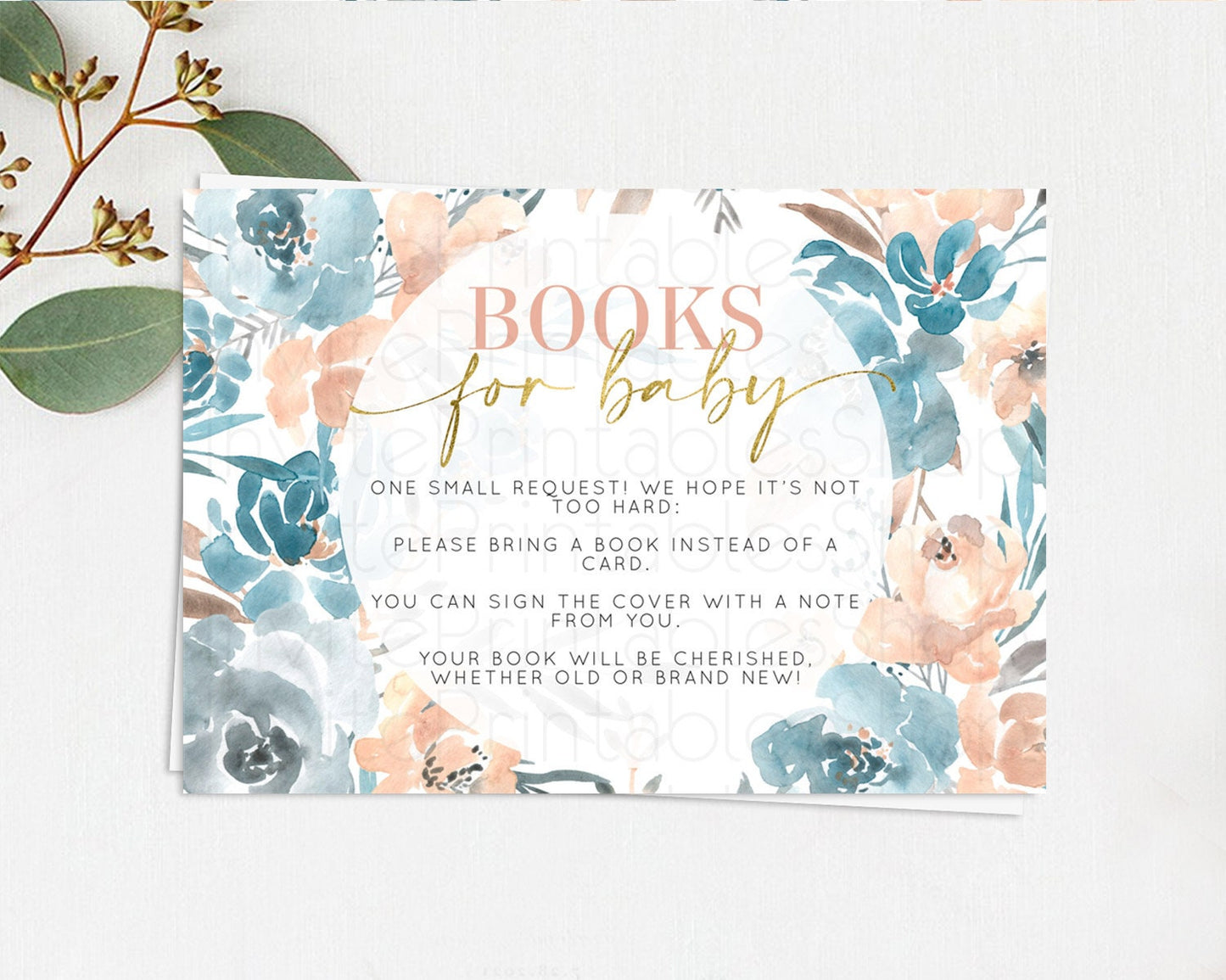 Secret Garden Books For Baby Card Boho Wildflower Book Insert Pastel Flower Garden Baby Shower Card Flower Guests Book Poem Request D10190