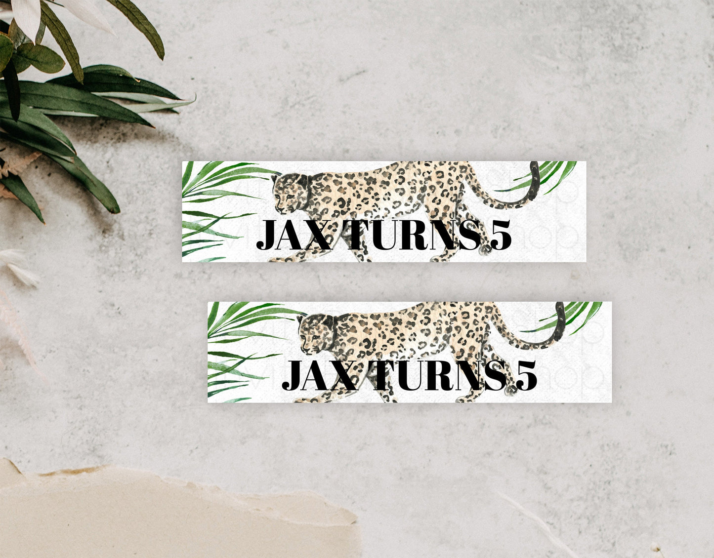 Cheetah Water Label Template Cheetah Party Decor Water Label Safari Adventure Cheetah Minimal Theme 1st Birthday Baptism Baby Shower D10382