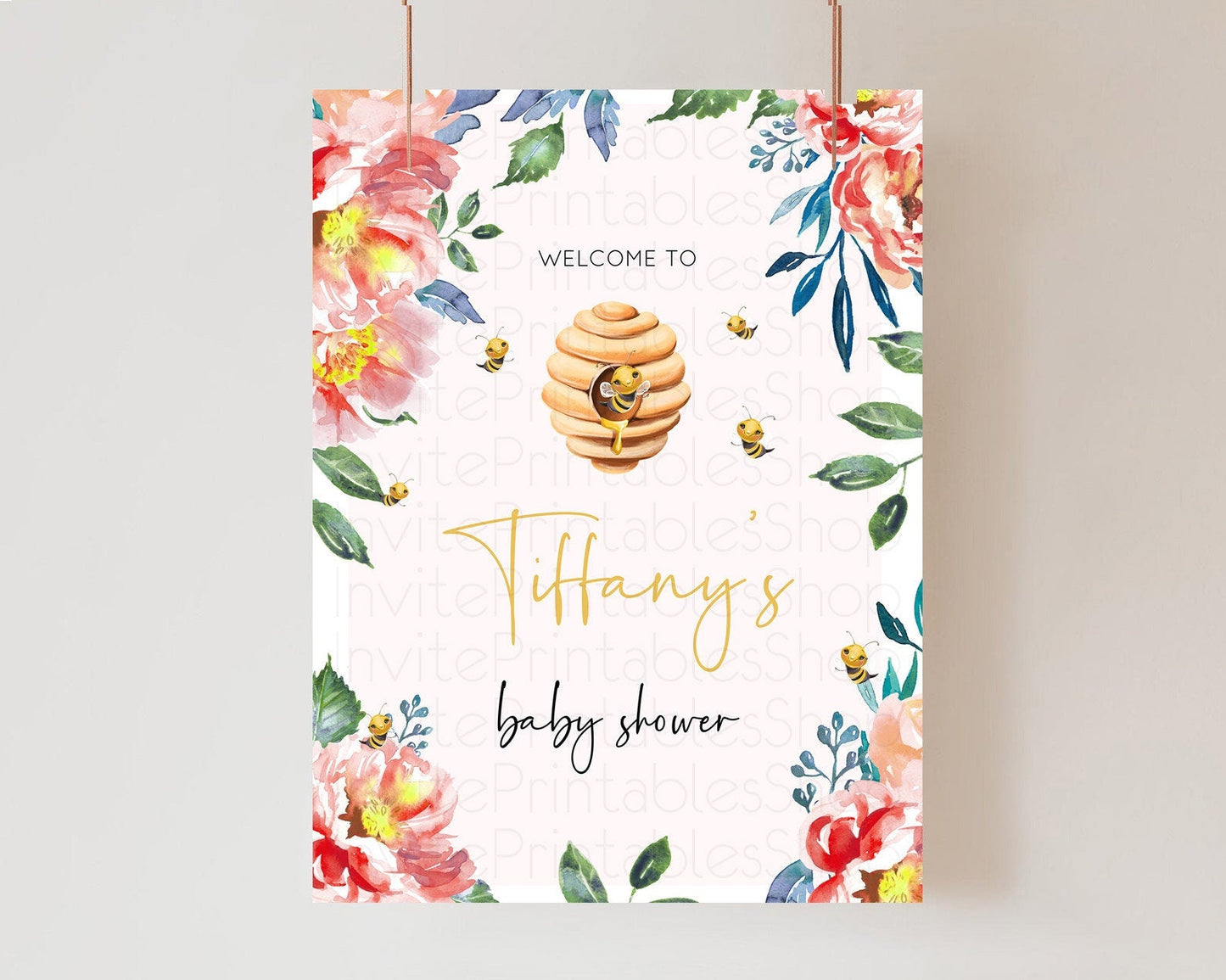 Bee Baby Shower Welcome Sign Momma To Bee Baby Shower Welcome Board Bee Day Sign Beehive Welcome Board Sweet Honey Bee Yellow Sign D11036