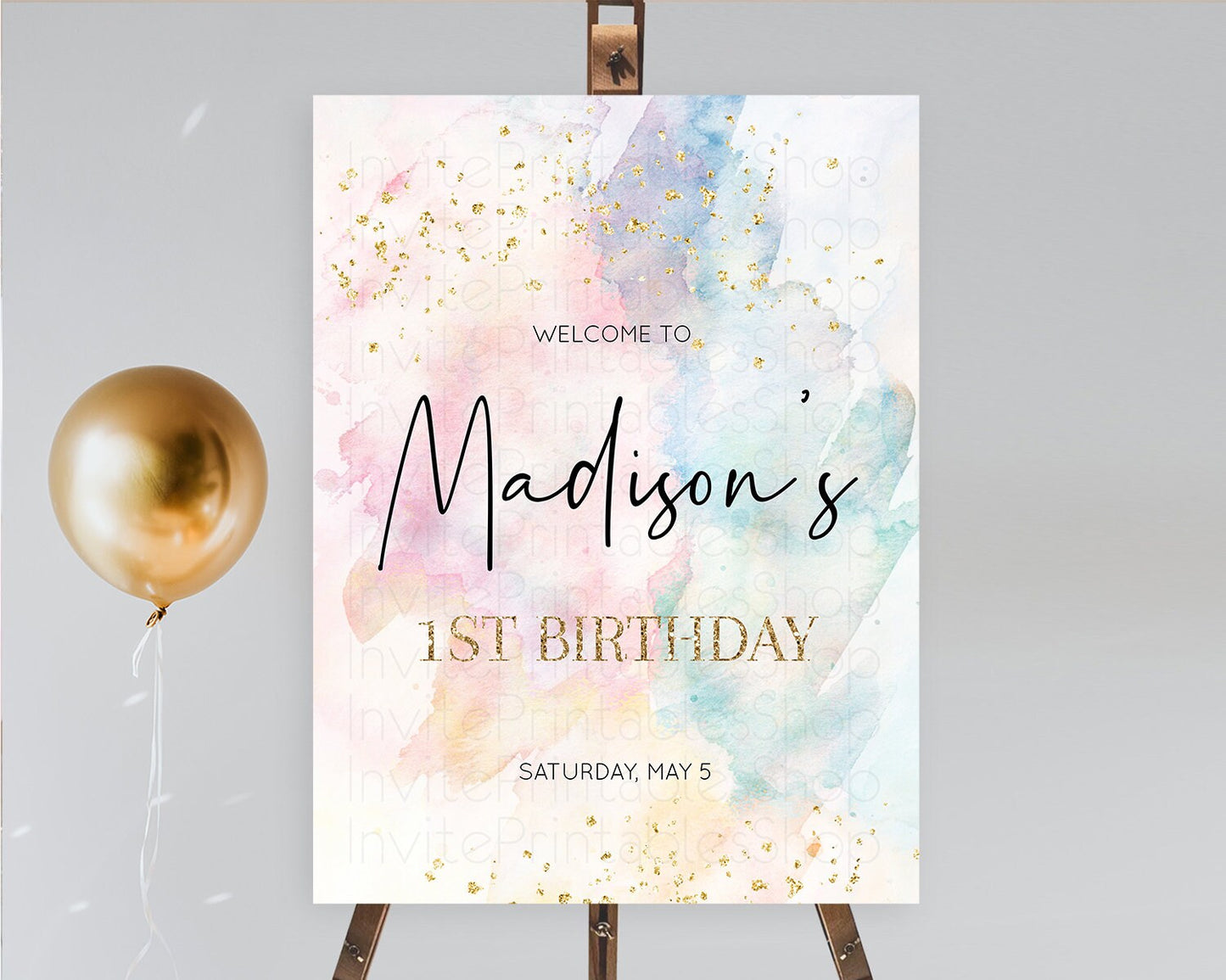 Editable Pastel Welcome Sign Pastel Rainbow Welcome Sign Colorful Rainbow Co