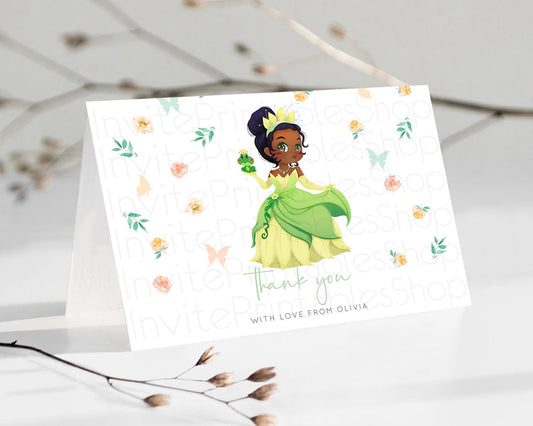 Editable Princess Thank You Castle Thank You Card Secret Garden Birthday Tha