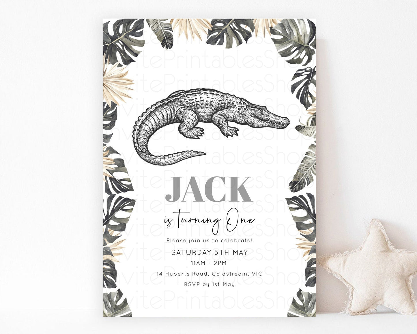 Crocodile Birthday Invitation Alligator Birthday Invitation Later Alligator Birthday Gator Swamp Birthday Invite Safari Crocodile D10830