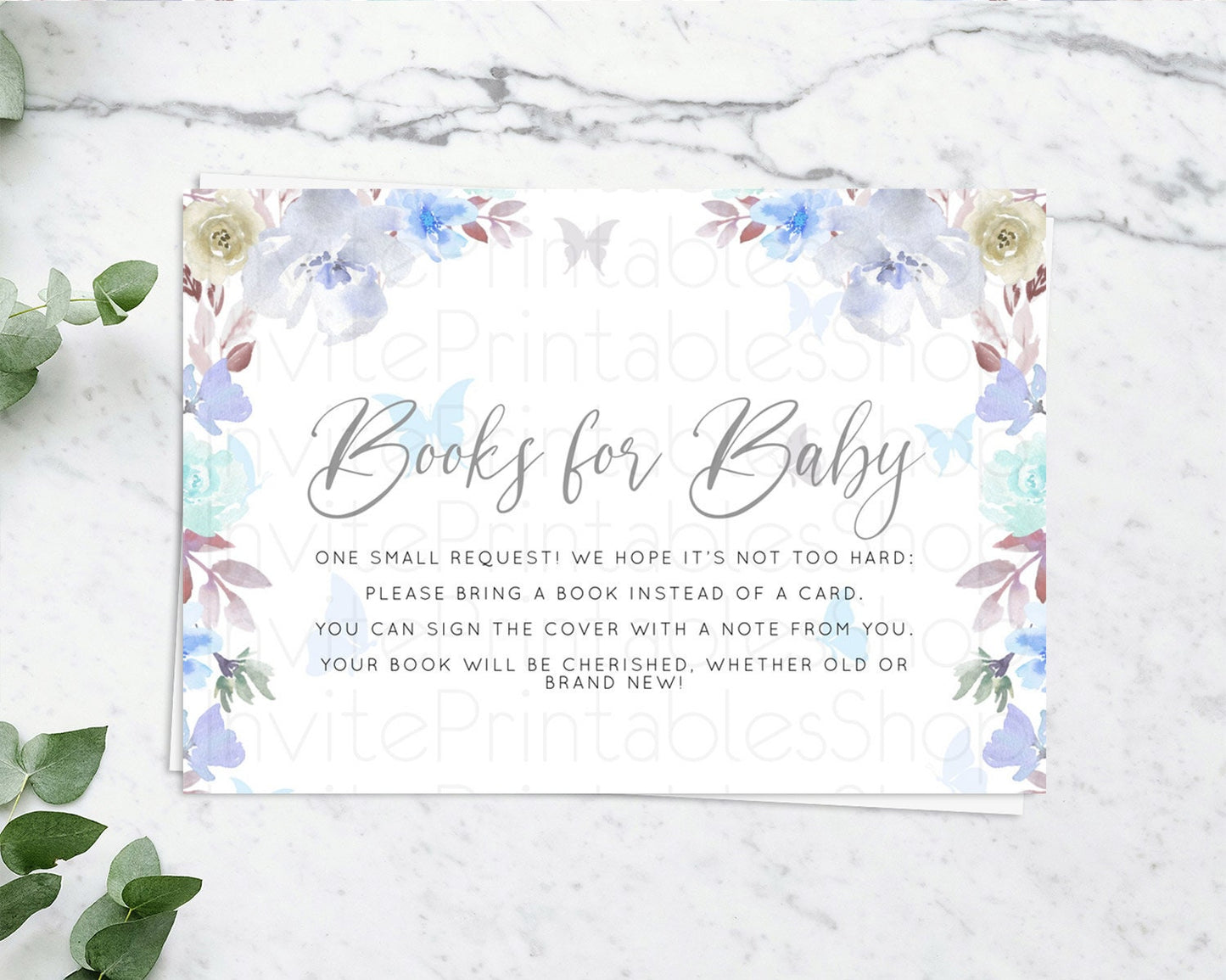 Secret Garden Books For Baby Card Boho Wildflower Book Insert Pastel Flower Garden Baby Shower Card Flower Guests Book Poem Request D10932