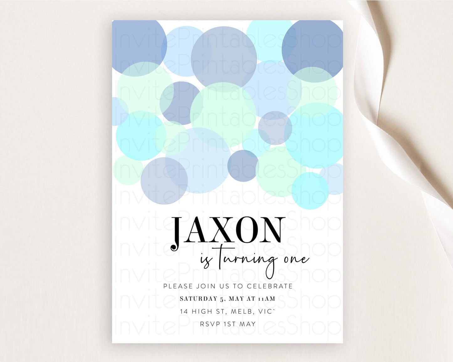 Pastel Birthday Invitation Blue Confetti Birthday Invitation Confetti Birthday Invitation Bubbles Invitation 2nd 1st First Birthday 100208