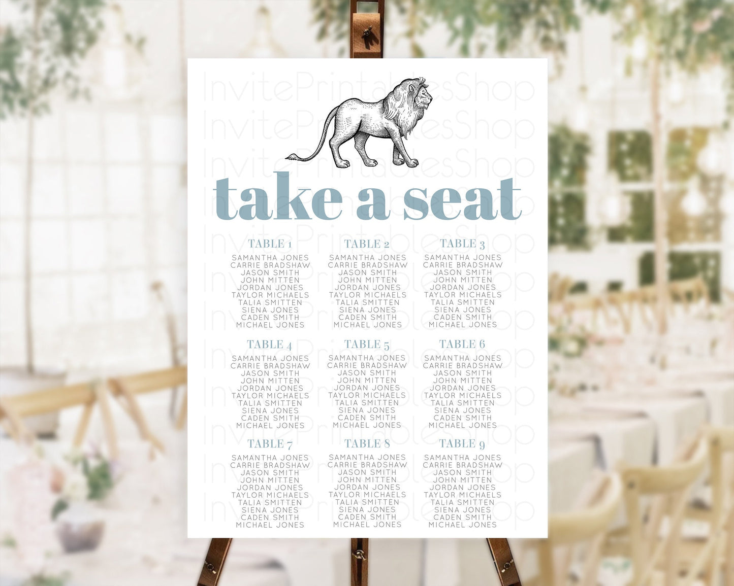 Lion Seating Chart Safari Lion Seating Chart Modern Lion Party Decor Safari Adventure Party Minimalist Lion Seating Sign Take A Seat D10246