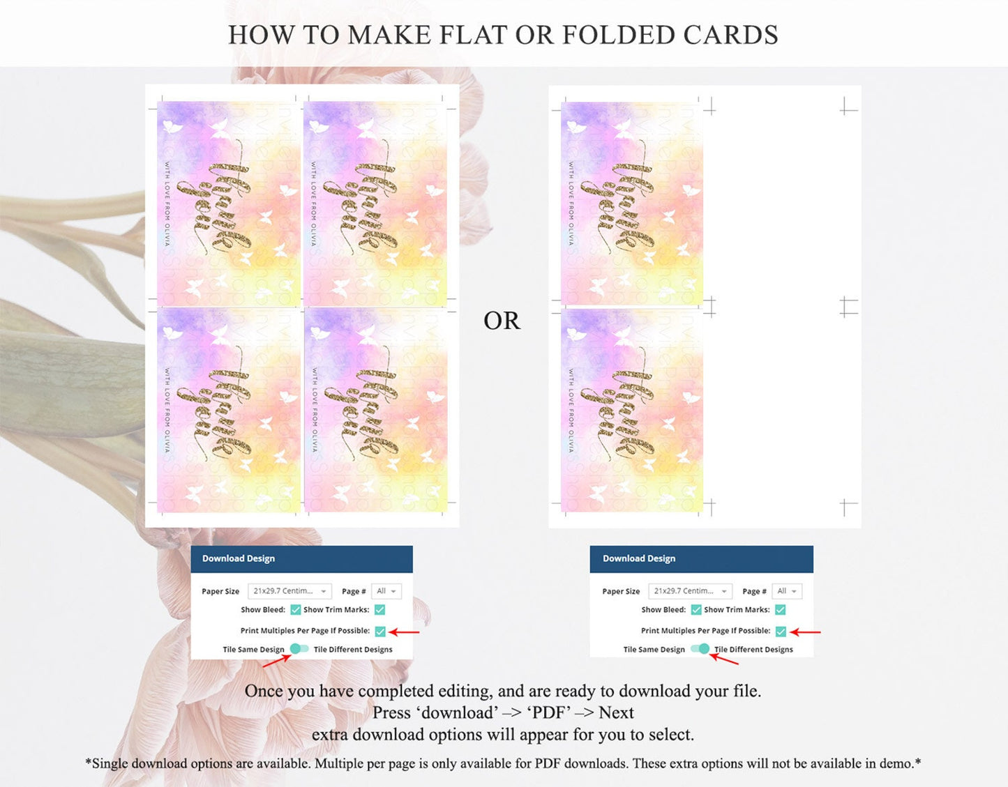 Pastel Thank You Rainbow Thank You Card Colorful Pastel Birthday Thank You Card Confetti Watercolor Pastel Teacher Thank You Cards D10435