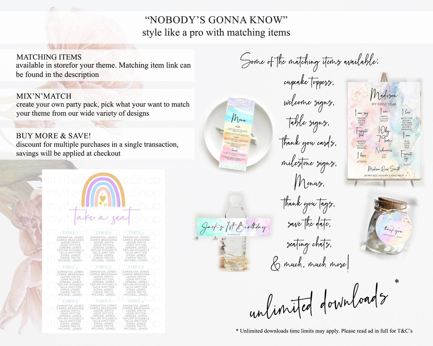 Pastel Rainbow Seating Chart Boho Rainbow Seating Chart Rainbow Seating Chart Pastel Seating Chart Boho Rainbow Seating Sign D10238