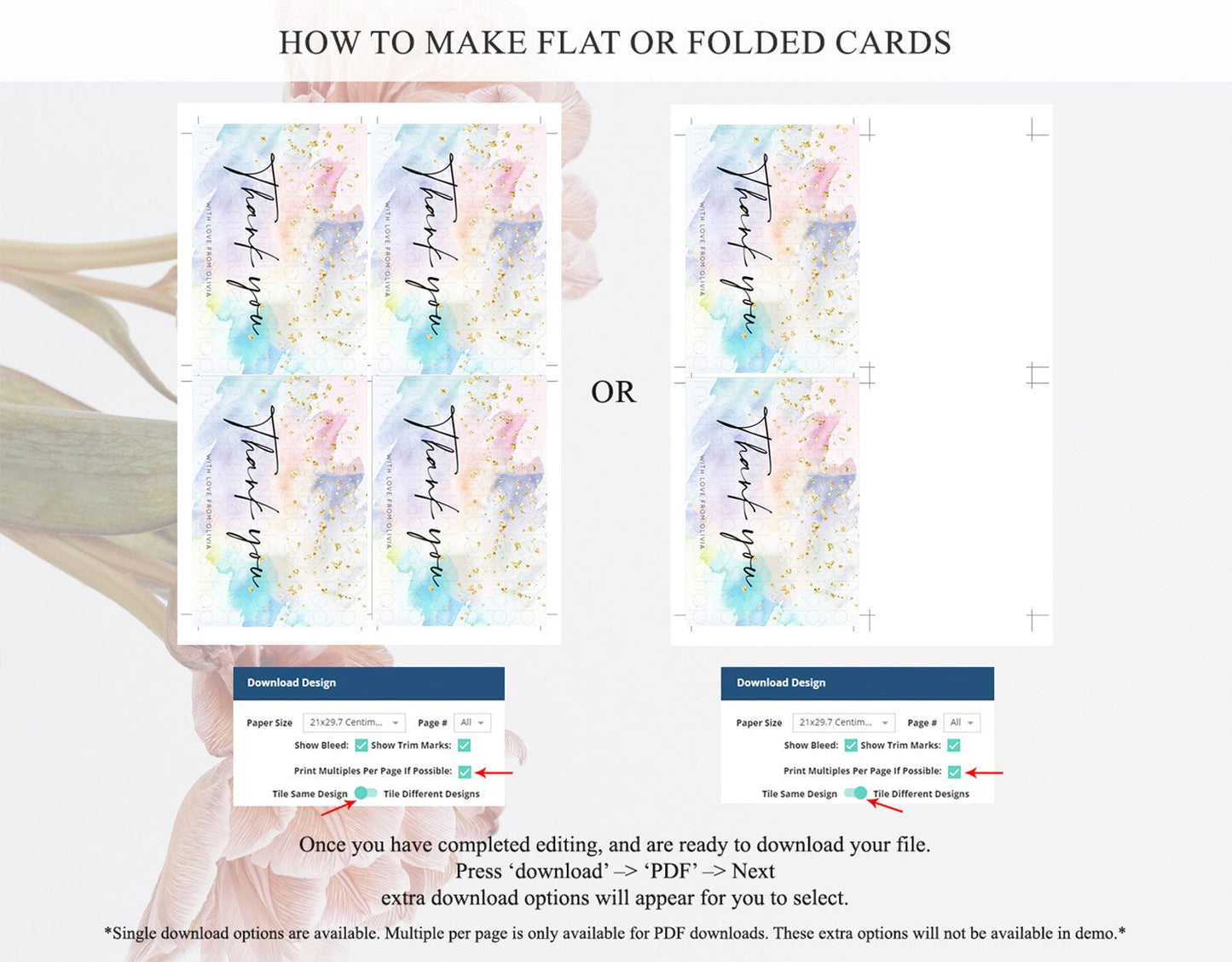 Pastel Thank You Rainbow Thank You Card Colorful Pastel Birthday Thank You Card Confetti Watercolor Pastel Teacher Thank You Cards D10420